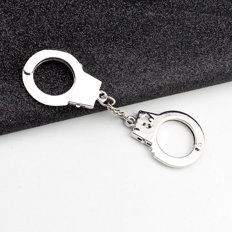 Personalized Couple Handcuff Keychain - Exquisite Mini Metal Keyring