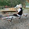 Adjustable Height Camping Cot Ultralight Aluminum Folding Bed Compact Portable Oxford Fabric for Office Nap Travel Sturdy Support
