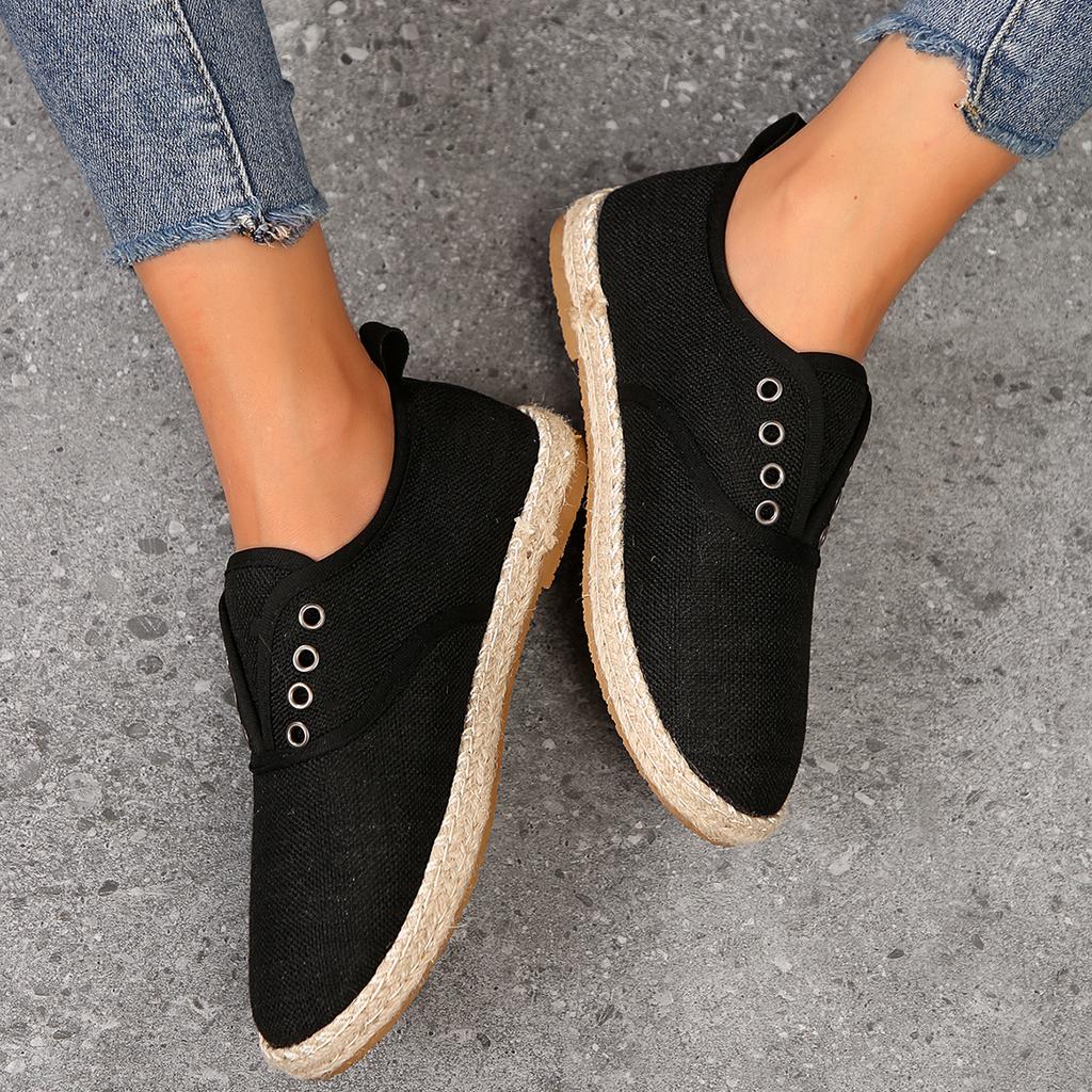 2024 New Ladies Shoes Slip-on Women's Vulcanize Shoes Fashion High Quality Round Head Light Outdoor Casual Shoes Size 36-43