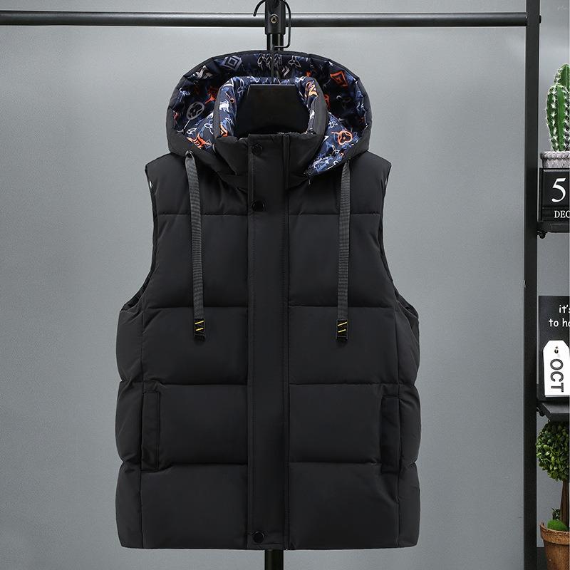 Autumn and Winter Down Cotton Vest Men Wear New Winter Vest Cold and Warm Vest Vest Vest Thickened Jacket
