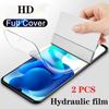 2Pcs Screen Protector No Fingerprints Flexible Film HD Clear Bubble Free Hydraulic Film For iPhone Samsung Huawei Xiaomi