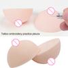 1 Pair Fake Breast Good Toughness Flexible Fake Chest Pleural Practice Skin Tattoo Breast Silicone Tattooing Fake Skin Body Part for Beginner