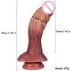 Realistic Liquid Silicone Dildo - Soft Anal Expander for Men & Women, Stretching Butt Plug, Adult Sex Toy for Pleasure