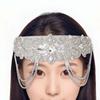 Rhinestone Headband Headpiece Hair Accessories Headdress Bridal Head Chain for Wedding