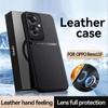 For OPPO Reno 11F 5G 6.7" Case Luxury Magnetic Holder Leather Phone Case For OPPO Reno11 F 11F 5g Silicone Shockproof Back Cover