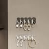 20pcs Transparent Necklace Storage Rack Wall Mounted Jewelry Display Rack Wall Hook Kitchen