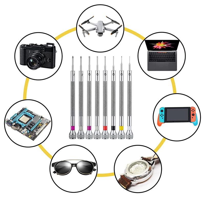 Watch Screwdriver Micro Precision Jewelry Screwdriver 0.6-1.6Mm Watch Repair