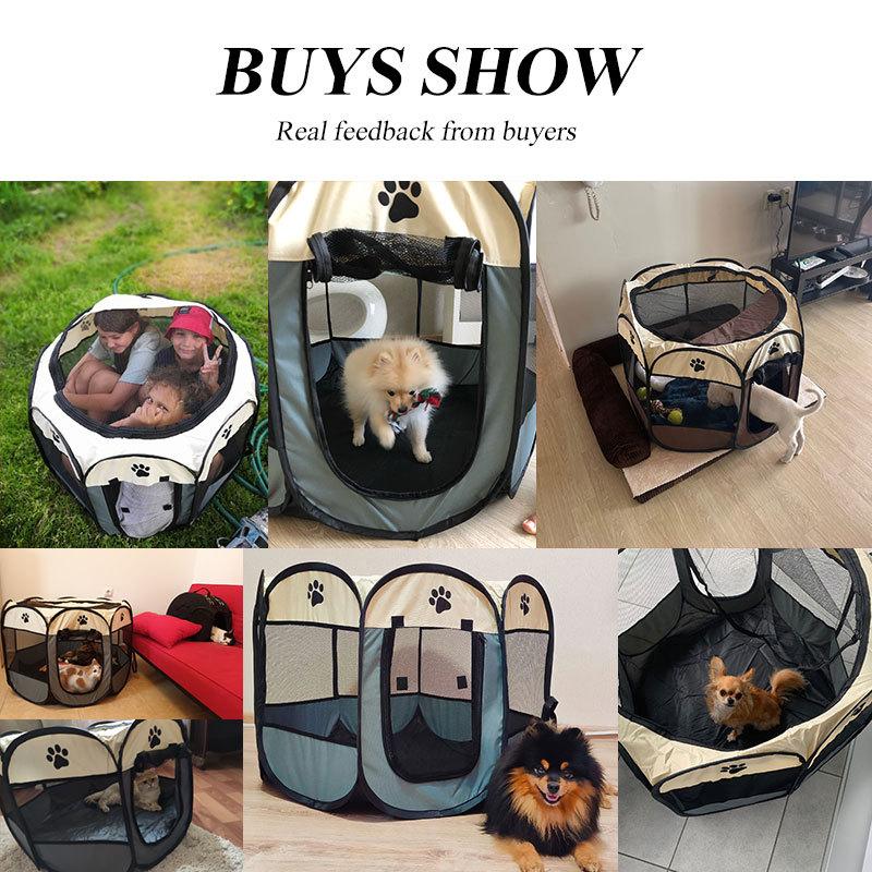 Portable Folding Pet Tent Dog House High Quality Durable Dog Fence For Cats Large Outdoor Dog Cage Pet Playpen Cat