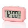 Plastic Digital Alarm Clock Silent LED Electronic Clock Creative Silent Snooze Clock  Date Display