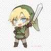 Link Chibi Iron On Patches For Clothing Applique Stickers On Clothes Heat-Sensitive Custom Patch