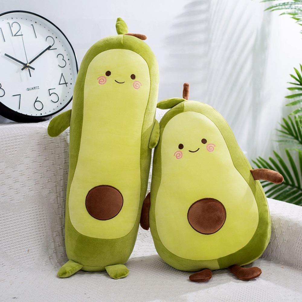 35/50/65cm Green Giant Toy Avocado Sleeping Pillow Gift Stuffed Fruit Avocado Doll Room Decor
