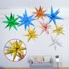 50Pcs 18-inch Cone Star Balloon Metallic Leakproof Thicker Baby Shower Birthday Wedding Party Decoration Aluminum Film Balloon Kit