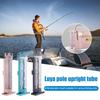 Plastic Fishing Box Barrel Holder Detachable Fishing Box Rod Display Bracket Adjustable Durable Snap Design Outdoor Accessories