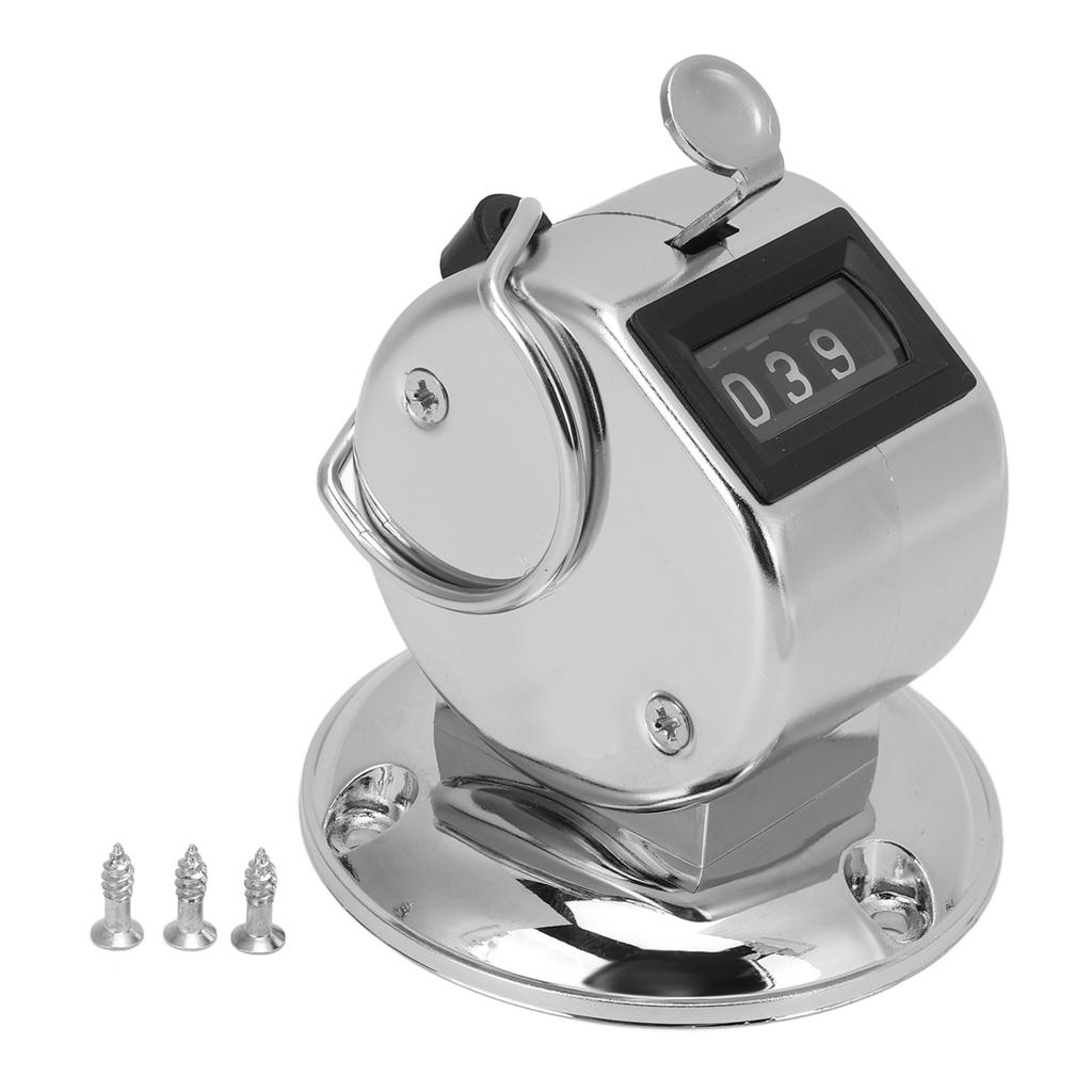 Clicker Counter 4 Digit Clear Lettering Accurate Hand Counters Clickers with Metal for Row Peo