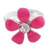 [R8406] - Children's Ring 'Le Monde De Coralie' Pink (flower) - 15mm