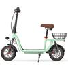 iScooter I12 Electric Scooter with Seat - 500W Motor, 35km Range, 12" Tires & Dual Disc Brake for Comfortable Commuting