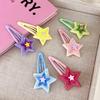 UXSL Sweet Cute Colorful Stars Hair Clips For Girls Lovely BB Hairpins Hair Decoration Pentagram Barrettes Kids Hair Accessories
