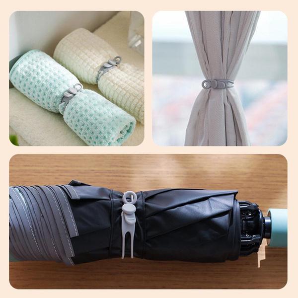 10/20/30PCS Cable Storage Mobile Phone Cable Winder Earphone Clip Charger Cord Organizer Management Multifunctional Silicone Wire Cord Fixer Holder