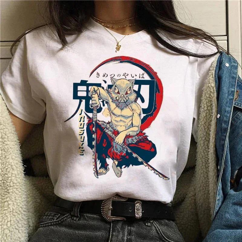 Demon Slayer T Shirt Women Kimetsu No Yaiba Nezuko Tshirt FeUnisex Tanjirou Kamado Graphic Tee Shirt Japanese Anime Unisexga T-shirt