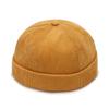 Adjustable Brimless Hat, Corduroy Melon Skin Hat, Male Sailor Landlord Hat, Autumn Female Watermelon Old Beijing Round Hat