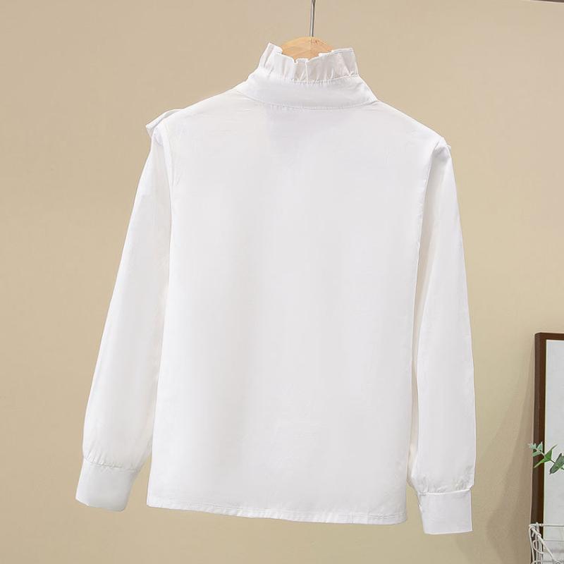 Униформа для девочек, костюм-рубашка, весенне-осенняя белая рубашка с длинными рукавами + юбка, форма для выпускного класса, консервативный стиль для студентов