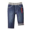Long Hickory Indigo Blue [MIKI HOUSE] Pants, Pants, Trousers, Denim, Logo, Simple, Boys, Girls, Babies, Kids, Children's Clothing, 10-3205-490, 110cm,