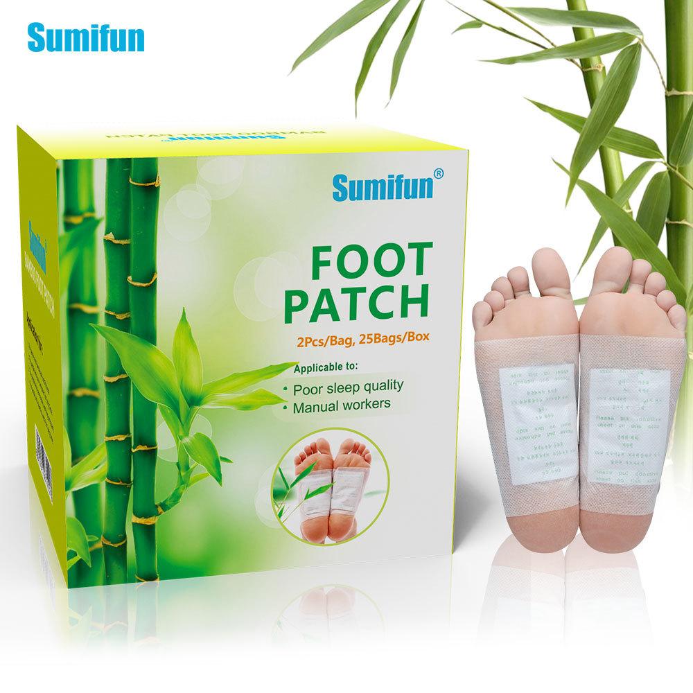50pcs Patches Adhesives Kinoki Detox Foot Patches Pads Body Toxins Feet Slimming Cleansing Herbal Adhesive