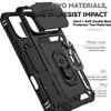 For iPhone 17 Pro Max Case PC+TPU Phone Cover with Lens Protection Kickstand