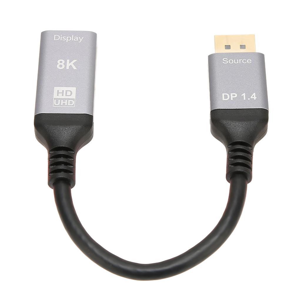 Кабель DisplayPort 1.4 на HD Multimedia Interface 2.1 8K 48 Гбит/с Поддержка HDR 3D AV Адаптерный шнур для ноутбука ПК ТВ Проектора