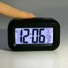 Plastic Digital Alarm Clock Silent LED Electronic Clock Creative Silent Snooze Clock  Date Display
