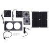 Solar Powered Exhaust Fan 12W 18V Monocrystalline Silicon Solar Panel Dual Fan Ventilator Kit for