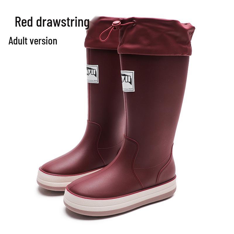 New Fashion Non-Slip Rain Boots: High-Top Waterproof Boots for Women, Men, and Children