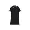 New FILA Short Sleeved Dress Women's Jet Black F51W328301FBK