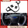 Car Steering Wheel Panel Trim Cover Decoration Sticker for Ford Focus 3 MK3 Sedan Hatchback Kuga Escape 2012 - 2014