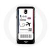 Case for Samsung Galaxy S5 London Plane Ticket
