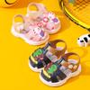 Cartoon Toddler Beach Sandals: Non-Slip Soft Bottom Baotou Shoes for Boys & Girls