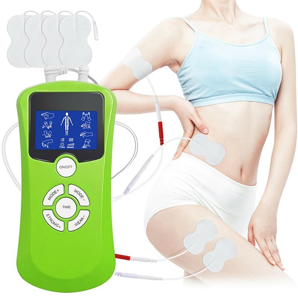 Electric Tens Muscle Stimulator Dual Channel 8 Mode Massager Acupuncture Digital Therapy Health Massage Tools Electrostimulator