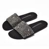 Flat-bottomed Rhinestone Slippers Outer Wear Summer 2025 New Fashion Versatile Special Large Size 41-45 Internet Celebrity Sandals Ins Tide
