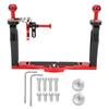 Dual Handle Tray Stabilizer Rig Diving Underwater Camera Housing Tray with Shutter Trigger