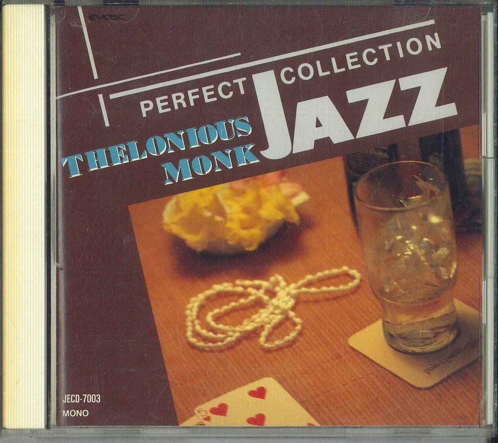 CD THELONIOUS MONK - Perfect Jazz Collection Thelonious  JECD7003 EYEBIC INC. 1992 Japan Jazz Used