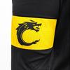Sports Captain C Arm Unisex Elastic Fasten Tape Anti-slip Dragon Print Adjustable Band Team Training Outdoor Football Player Soccer Captain Armband