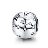 WOSTU 12 Constellation Aries Beads 925 Sterling Silver CZ Charm Fit Original DIY Bracelet Beads