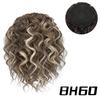 MISS WIG Synthetic Claw Clip In Bun Ponytail Wig Extension Loose Wavy Curly Drawstring Ponytail Wig For Elegant Women Daily Wear