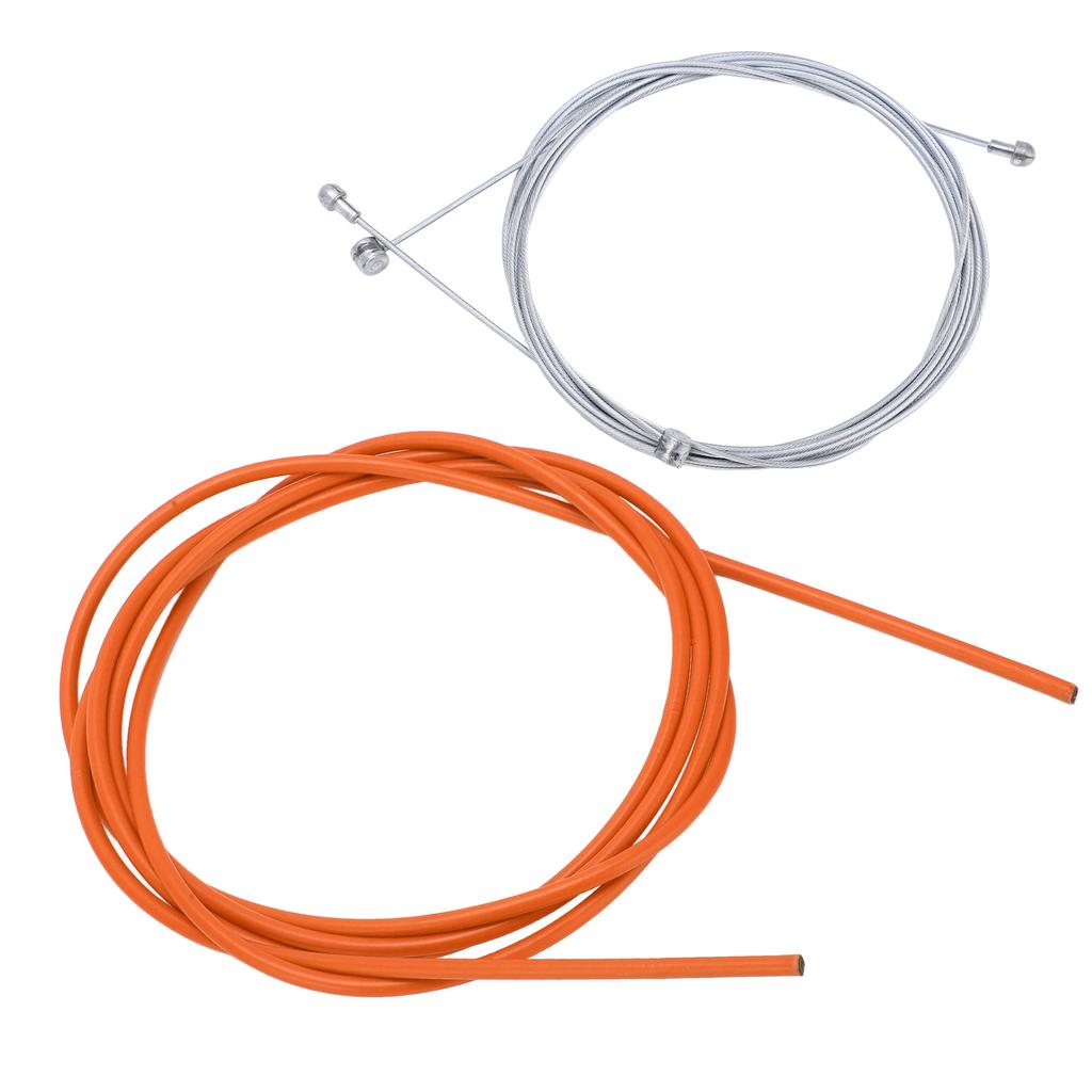 BOLANY Bike Bicycle Brake Cable and Housing Set Stable Strong 5mm Bicycle Brake CableOrange
