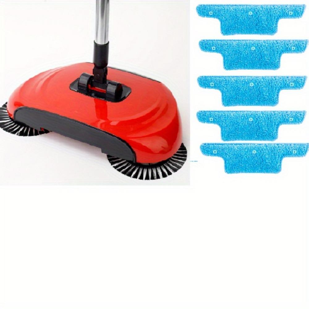 3-in-1 Multifunctional Hand-propelled Sweeper Vacuum Cleaner Hand-propelled Sweeper with 1/2/4 Rag To Clean the Sweeping Artifact Sweeper.