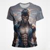 Explosive Game Black Monkey King Men's T-shirt Children's Casual Dream Clothing Oversized Pattern Men's Printed New Top T-shirt