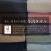 Imabari Towel N Color Face Towel Navy Set of 2 Brand Thin Plain Everyday Use Simple Made In Japan Domestic