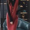 Women's Sleeveless Mid-Length Knitted Vest Dress for Spring and Autumn 2024