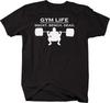 Gym Life Squat Bench Deadlift Workout Bodybuilding Unisex T-Shirt