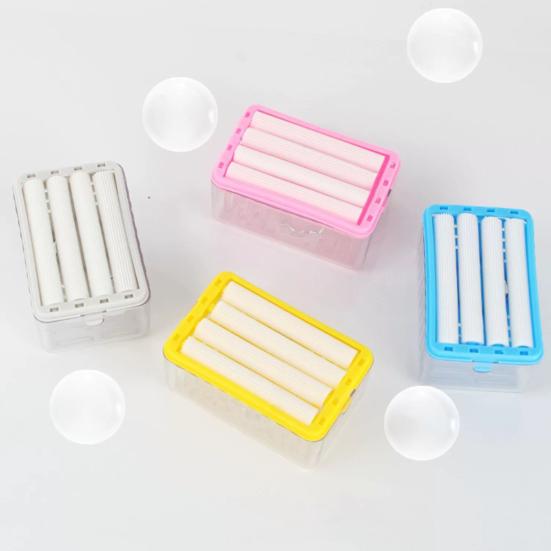 Laundry Scrubbing Soap Box High Durability Reusable Multifunctional Bathroom Hands-free Roller Soap Drain Storage Box